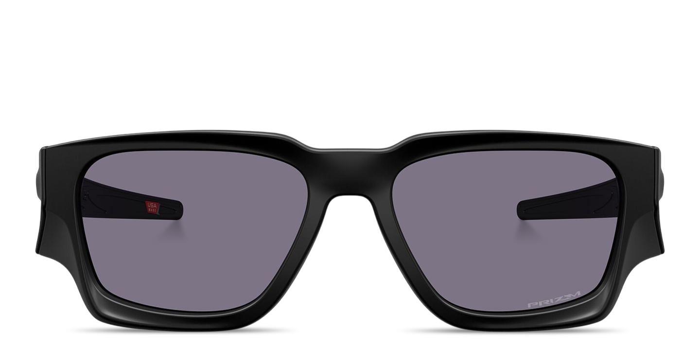 Shop Oakley Instagator Rectangle Sunglasses in Matte Black online.