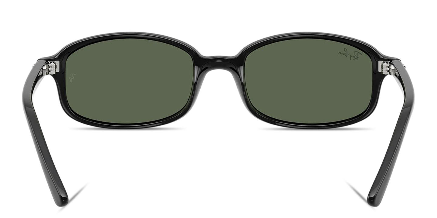 Shop Ray-Ban Logo Kids Irregular Sunglasses in Black online.