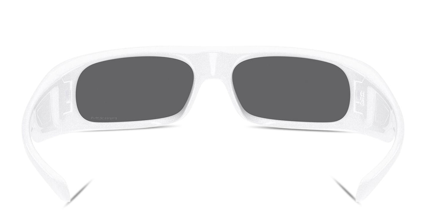 Shop Oakley Highland Unisex Rectangle Sunglasses in White online.