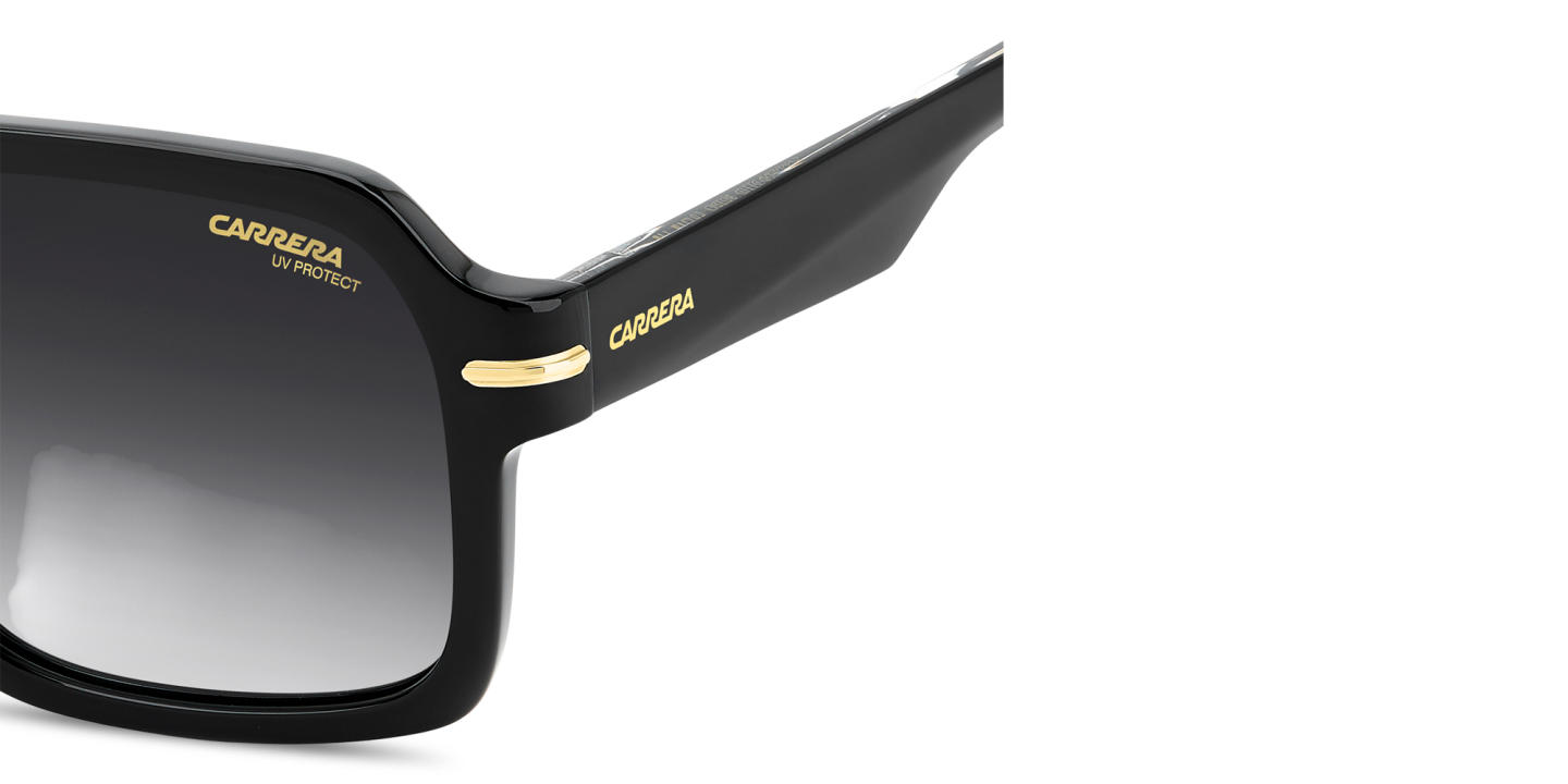 Shop Carrera Logo Signature Rectangle Sunglasses in Black online.