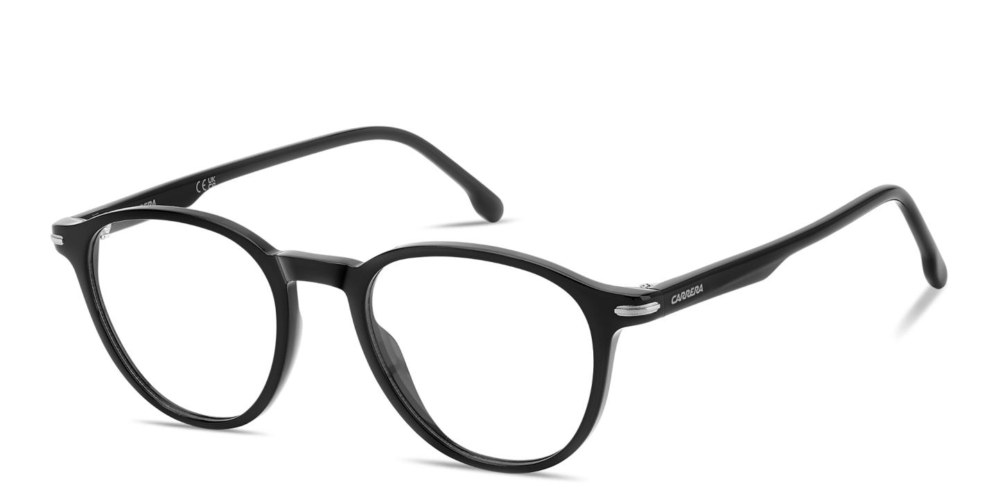 Shop Carrera Logo Lettering Panthos Eyeglasses in Black online.