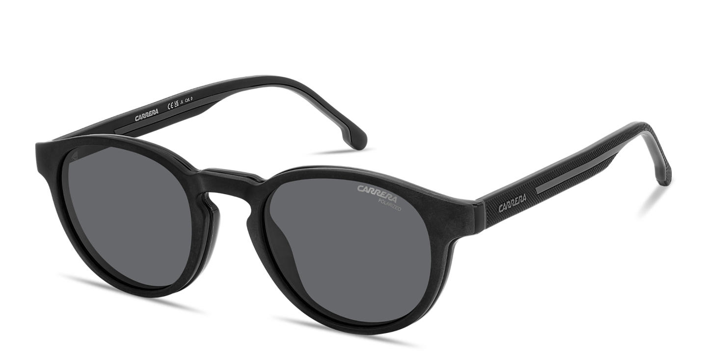 Shop Carrera Clip-On Panthos Eyeglasses in Black Grey online.