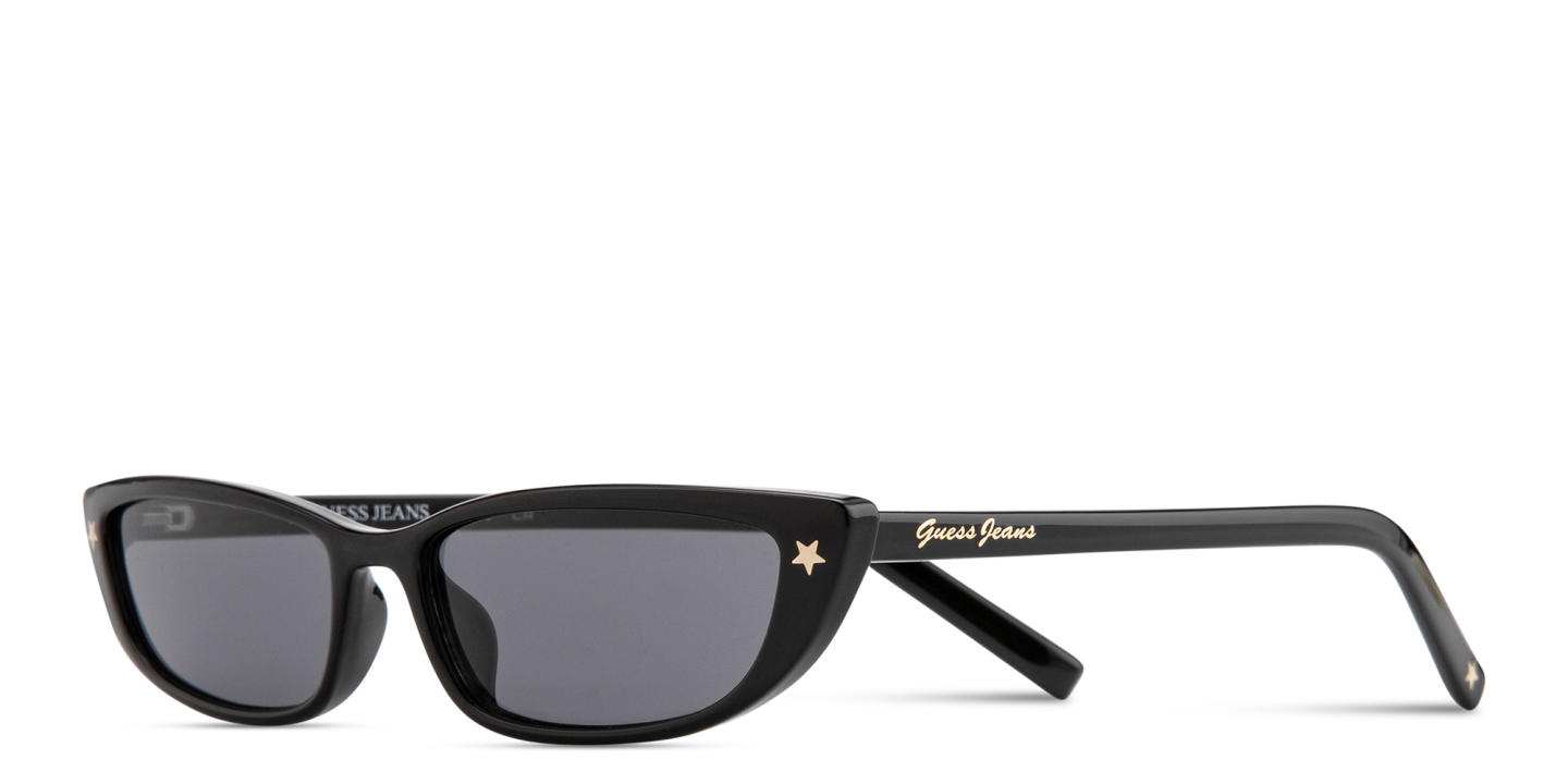 Shop Guess Jeans Cat-Eye Sunglasses in Black online.