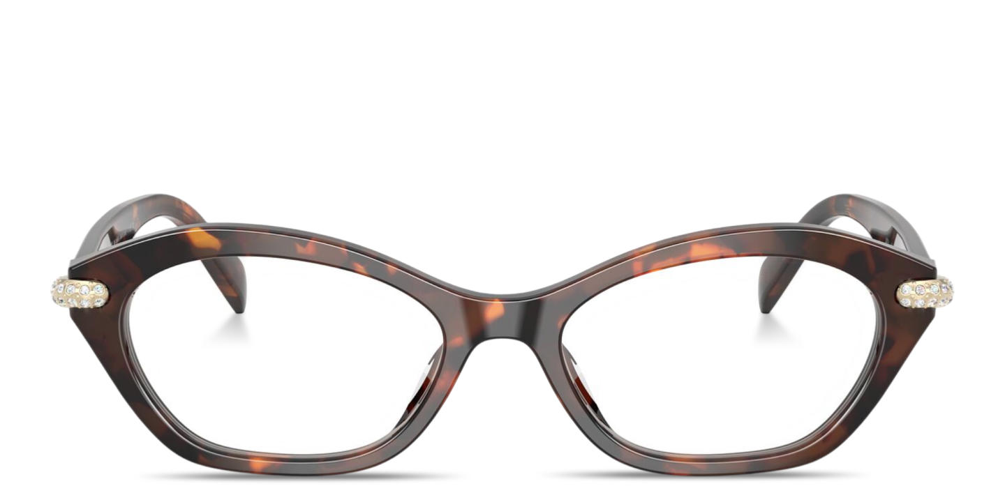 Shop Michael Kors Saint Lucia Oval Eyeglasses in Tortoise online.