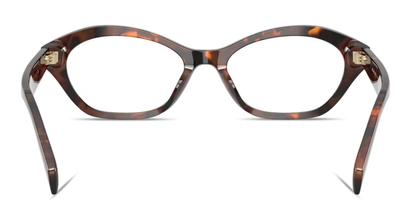 Shop Michael Kors Saint Lucia Oval Eyeglasses in Tortoise online.