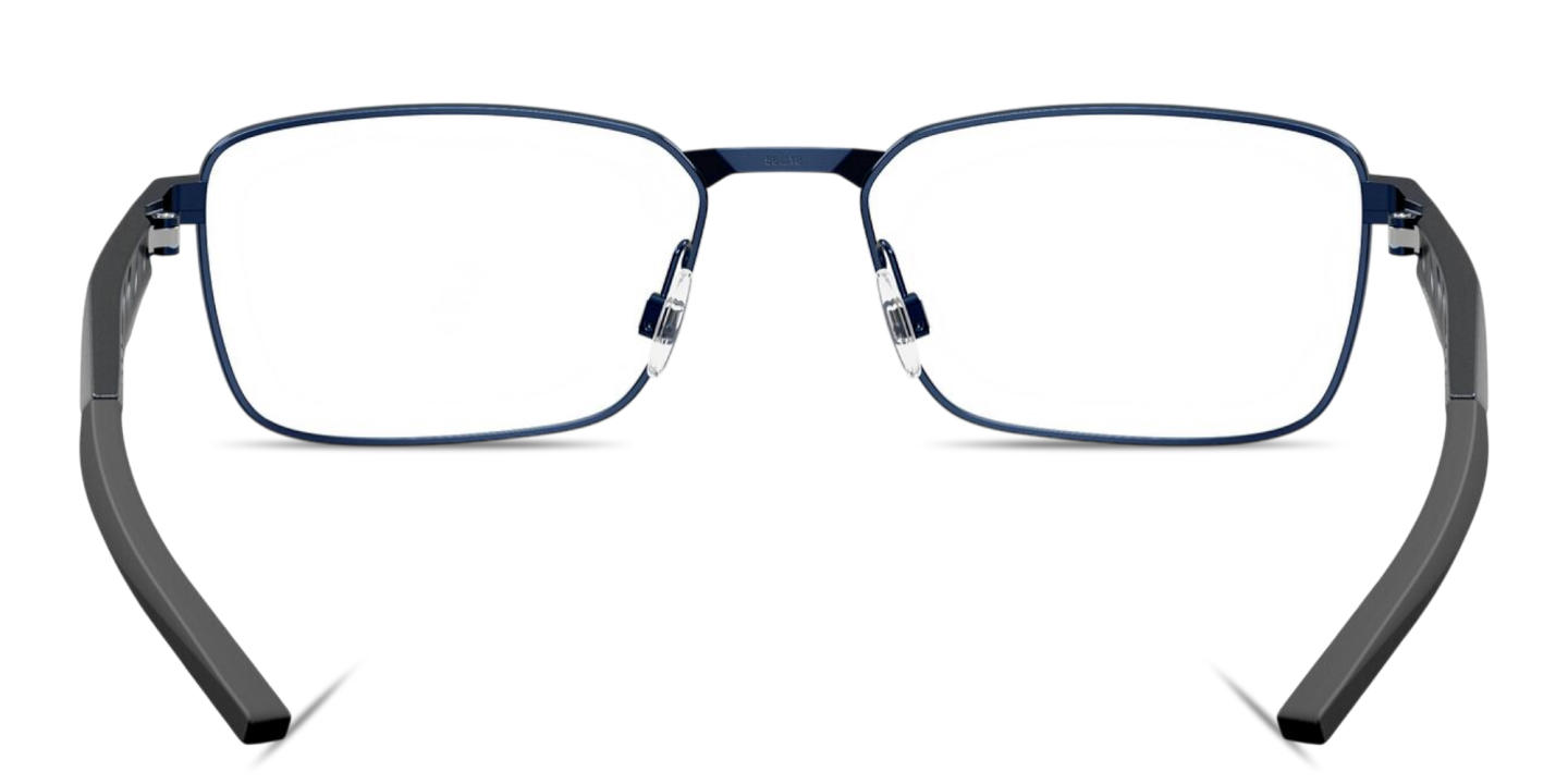 Shop Oakley Steakhouse Unisex Wide Rectangle Eyeglasses in Matte Midnight online.