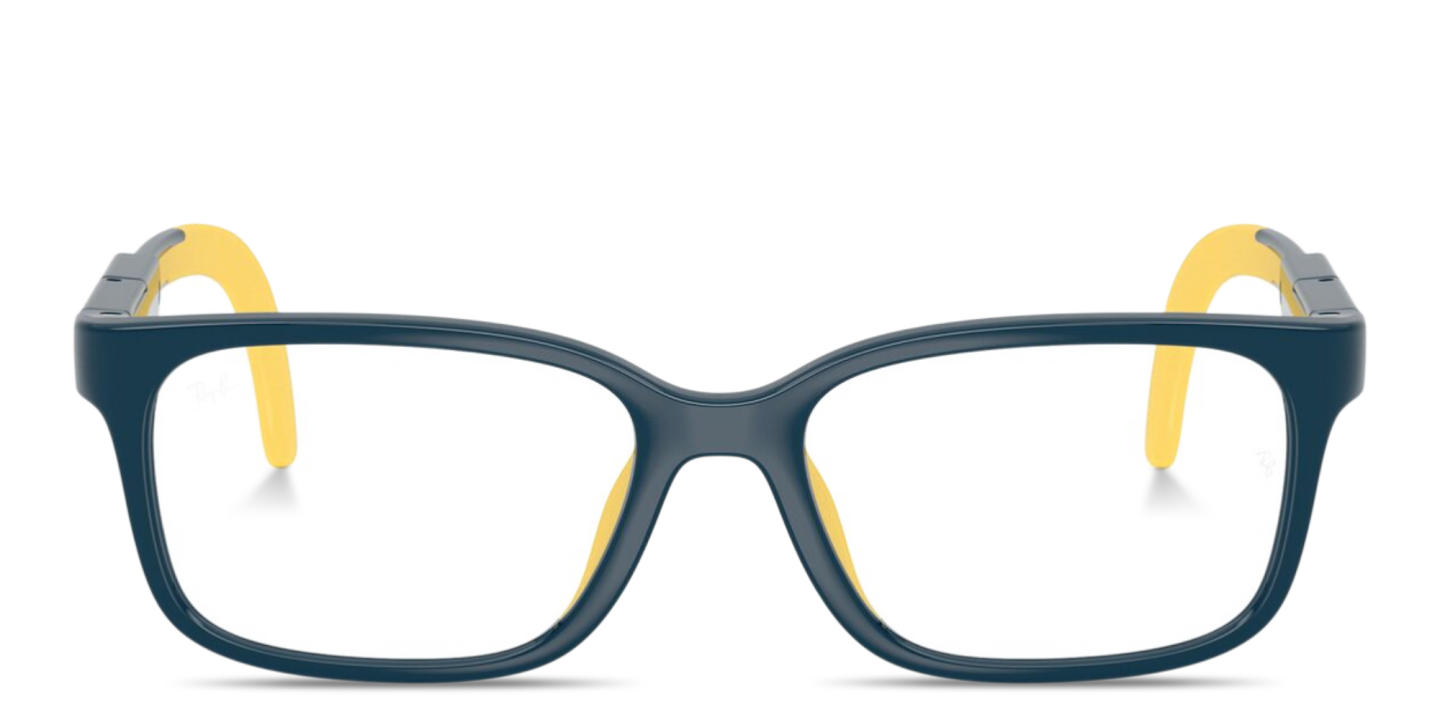 Shop Ray-Ban Optics Kids Panthos Eyeglasses in Blue Yellow online.