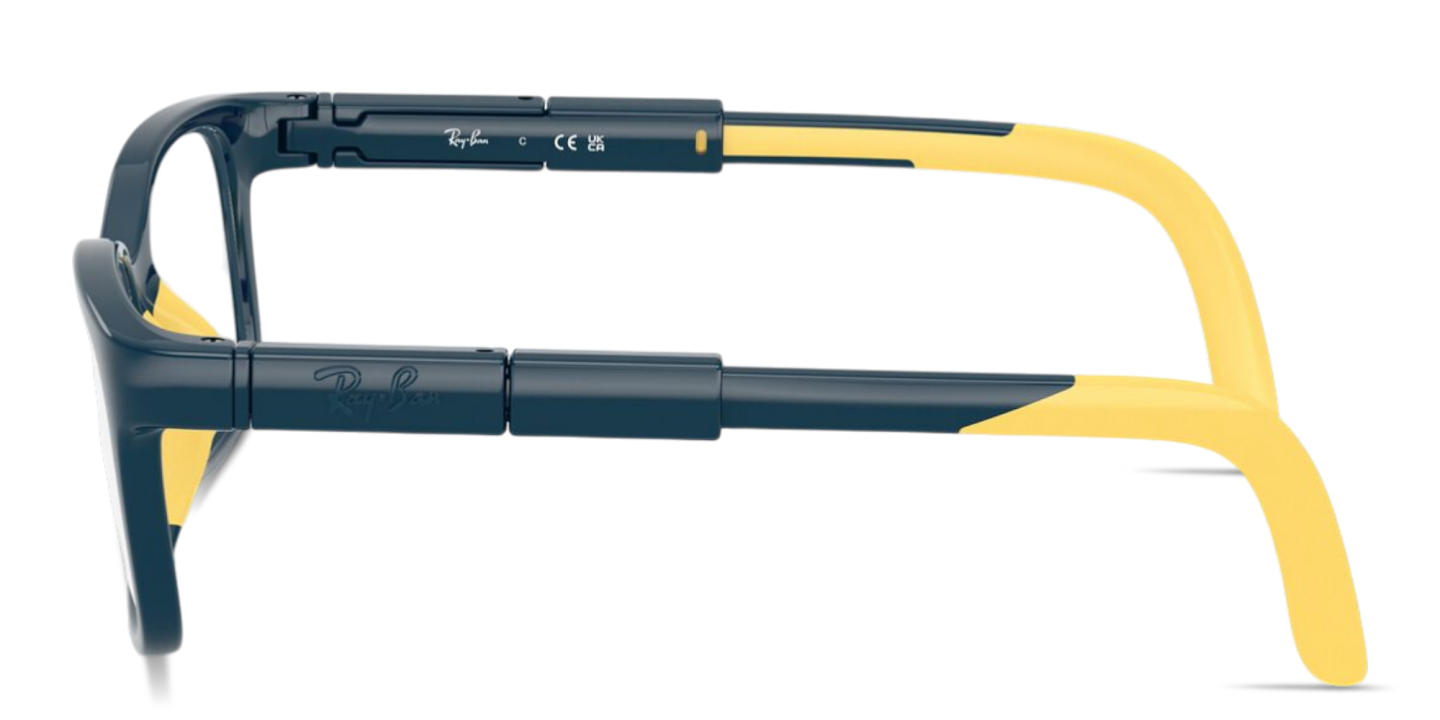 Shop Ray-Ban Optics Kids Panthos Eyeglasses in Blue Yellow online.