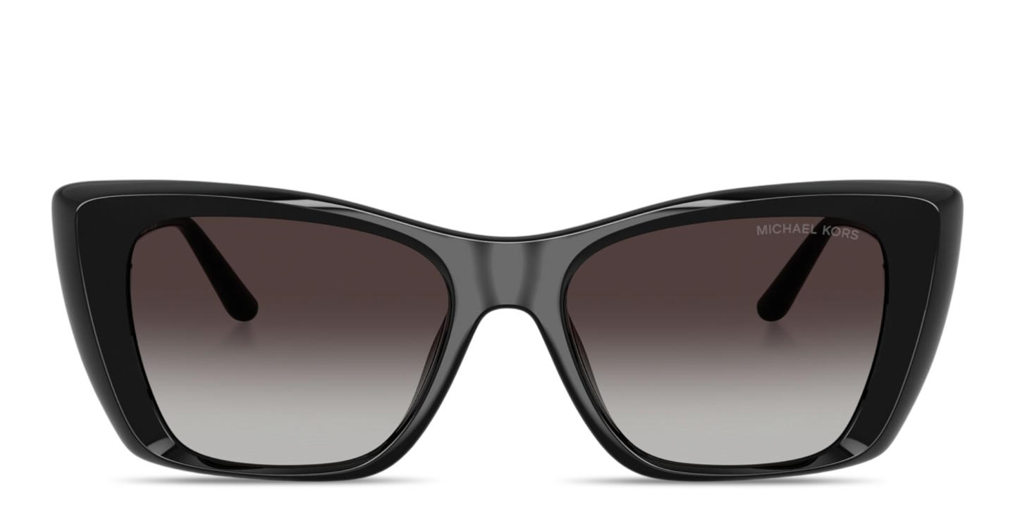 Shop Michael Kors Tokyo Square Sunglasses in Black online.