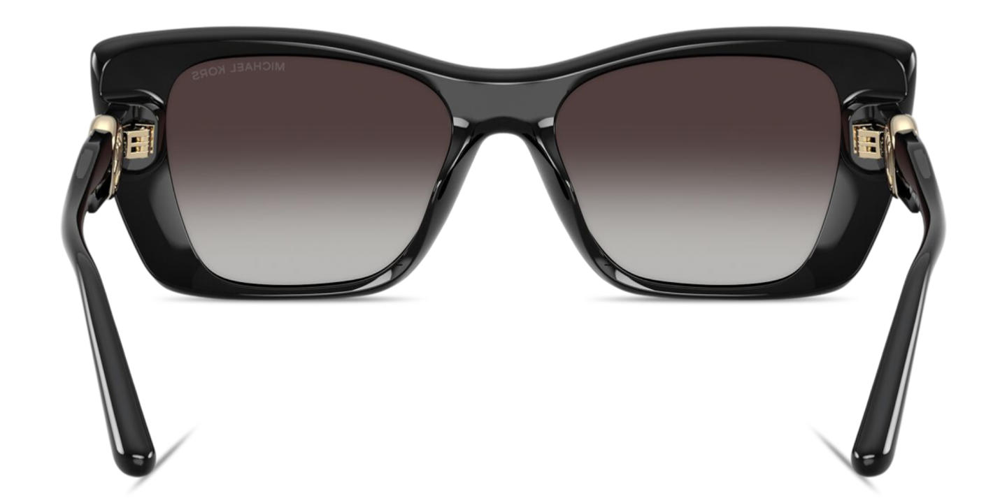Shop Michael Kors Tokyo Square Sunglasses in Black online.