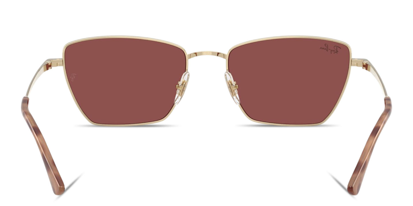 Shop Ray-Ban Drea Unisex Irregular Sunglasses in Pale Gold online.