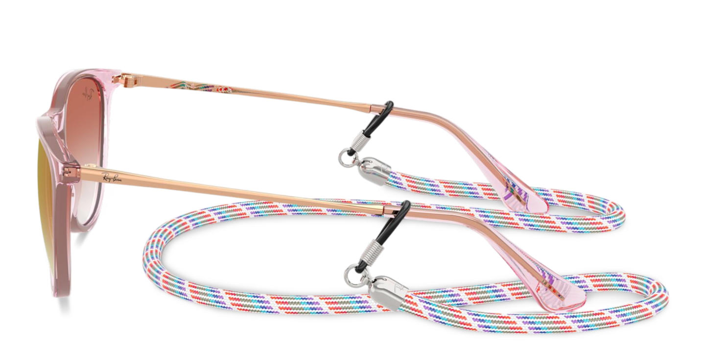 تسوق نظارات شمسية إيريكا طراز بانتوس للأطفال راي بان جونيور بلون أرجواني شفاف أونلاين.