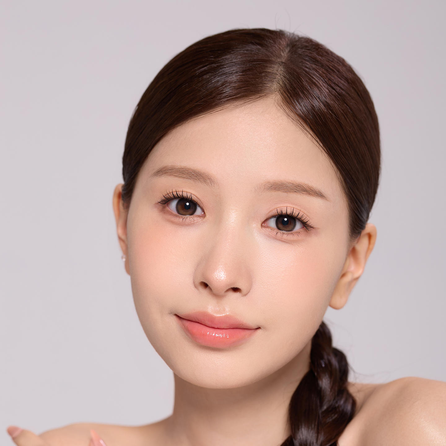 Shop Lensme Korean Style Monthly Colored Contact Lenses in Celine online.