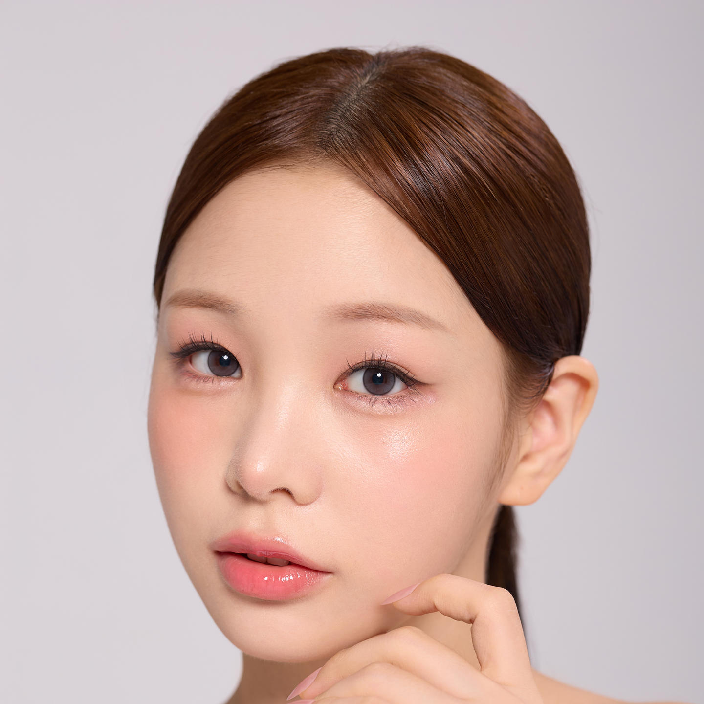 Shop Lensme Korean Style Monthly Colored Contact Lenses in Glow online.