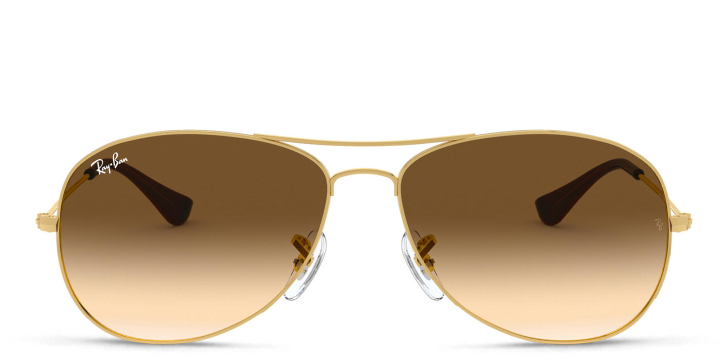 Ray-Ban Cockpit Aviator Sunglasses in Gold – Product Photo 0