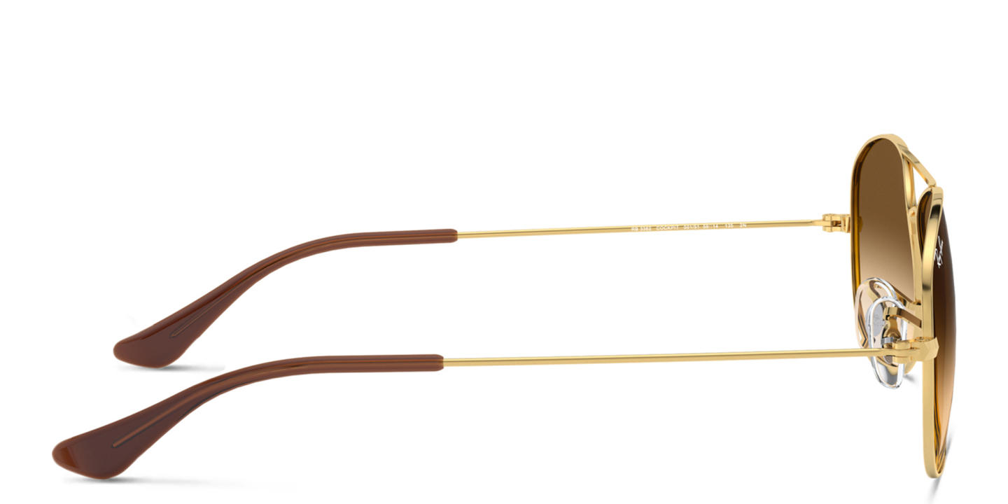 Ray-Ban Cockpit Aviator Sunglasses in Gold – Product Photo 2