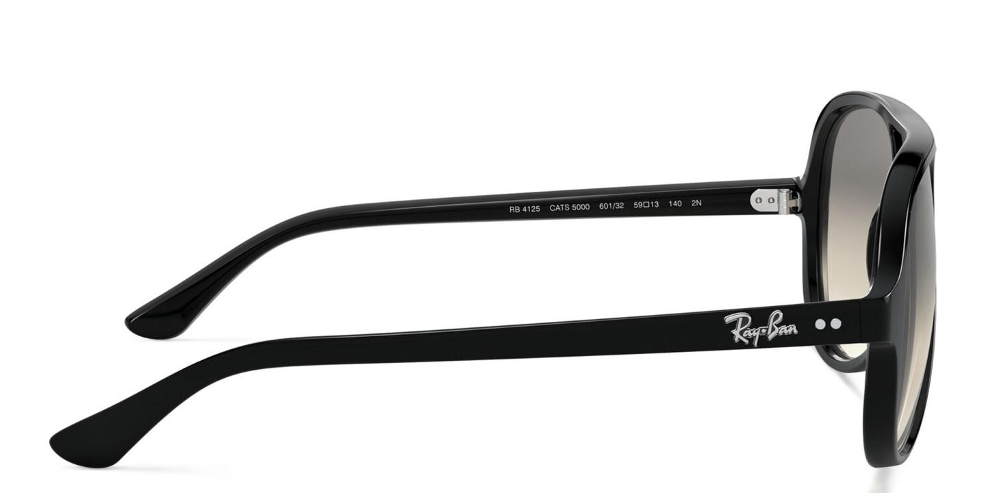 Shop Ray-Ban Cats 5000 Pilot Sunglasses in Black online.