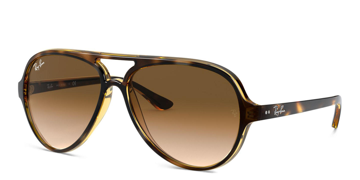Ray-Ban Cats 5000 Pilot Sunglasses in Light Havana – Product Photo 2