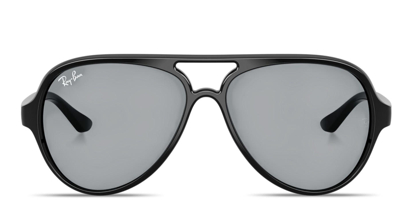 Shop Ray-Ban Cats 5000 Pilot Sunglasses in Black online.