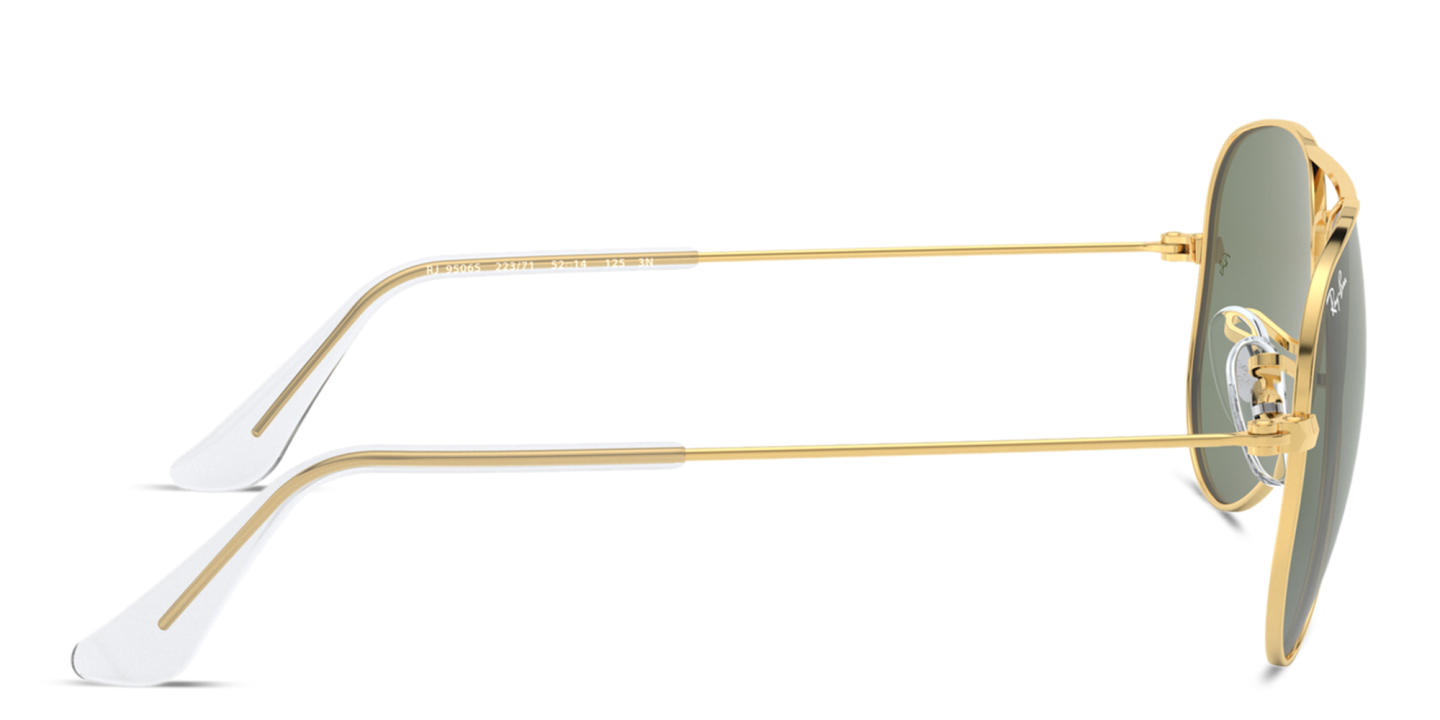 Ray-Ban Junior Kids Aviator Sunglasses in Metal in Gold – Product Photo 2