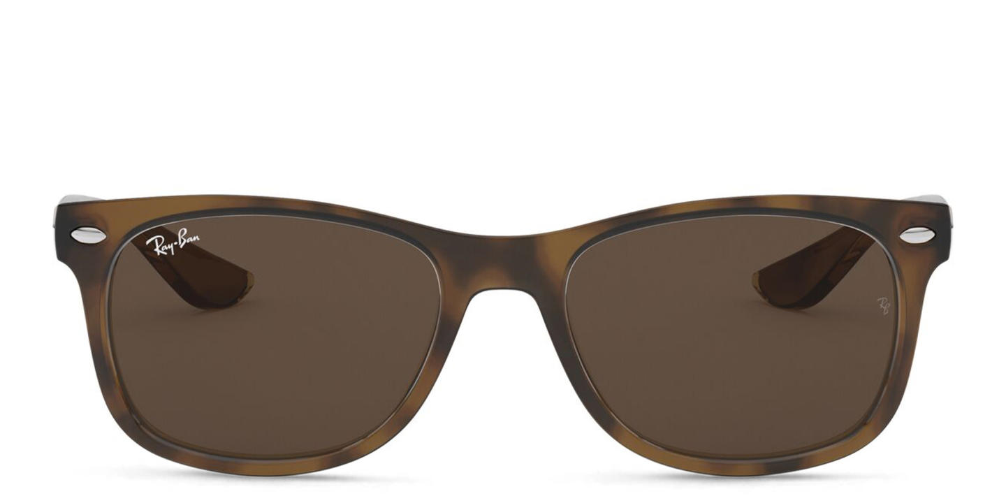 Ray-Ban Junior New Wayfarer Kids Square Sunglasses in Havana – Product Photo 0