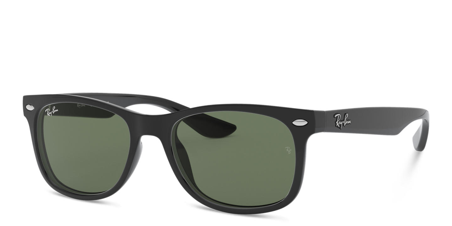 Ray-Ban Junior Kids Square Sunglasses in Matte Black – Product Photo 1