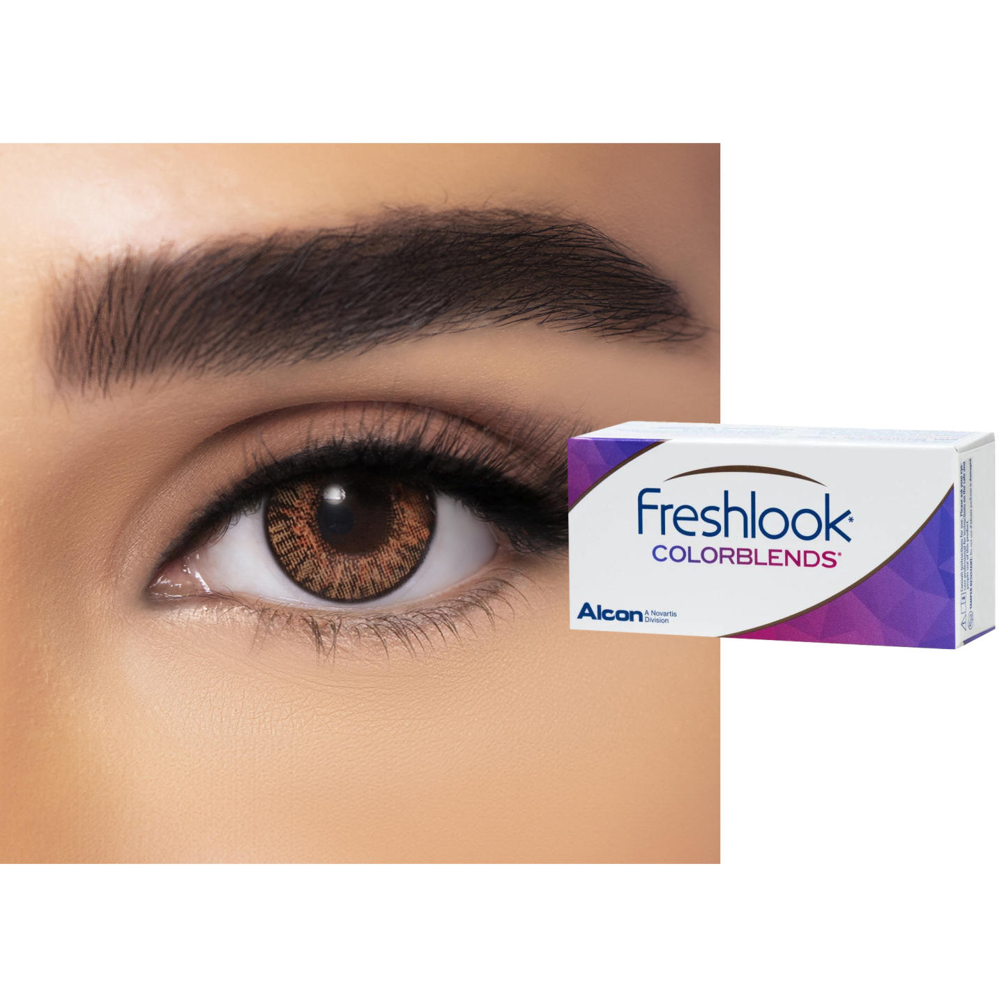 Freshlook COLORBLENDS Monthly Color Contact Lenses in Honey – Product Photo 0