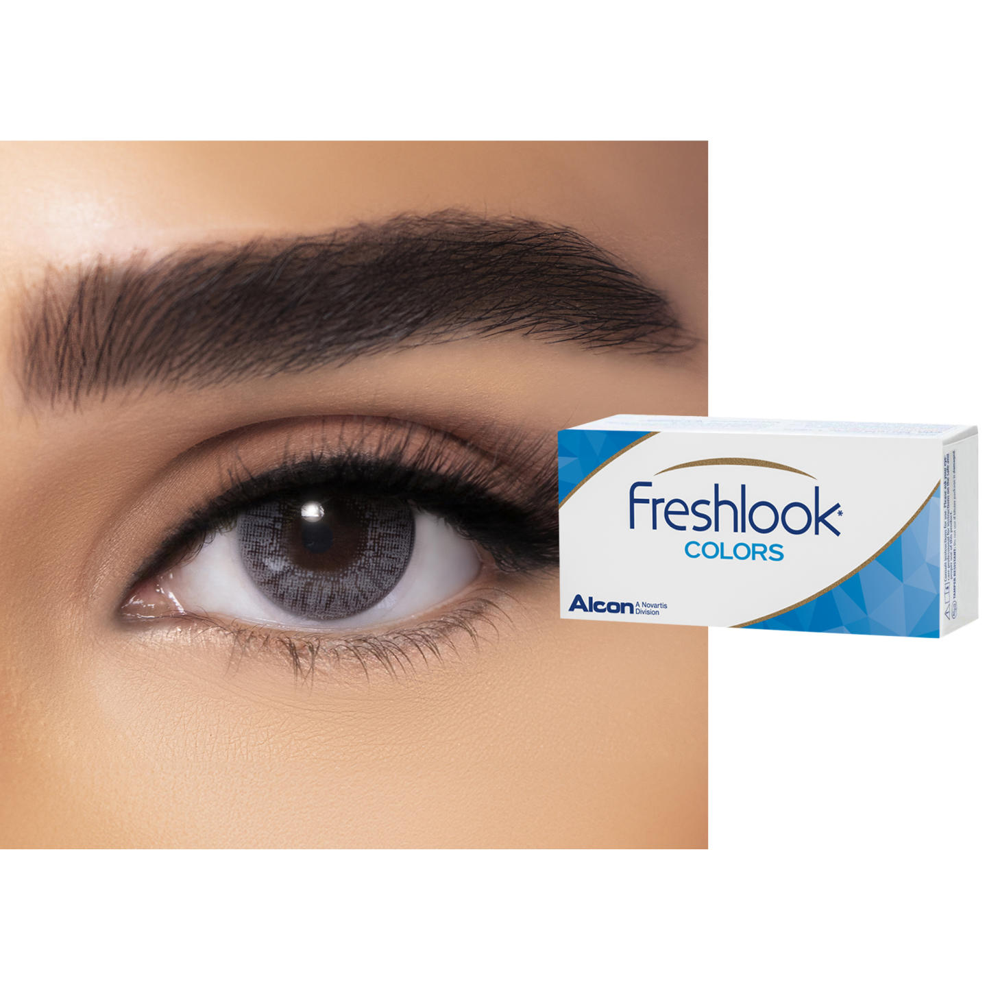 Freshlook COLORS Monthly Color Contact Lenses - Mist Gray in Mist Gray – Product Photo 0