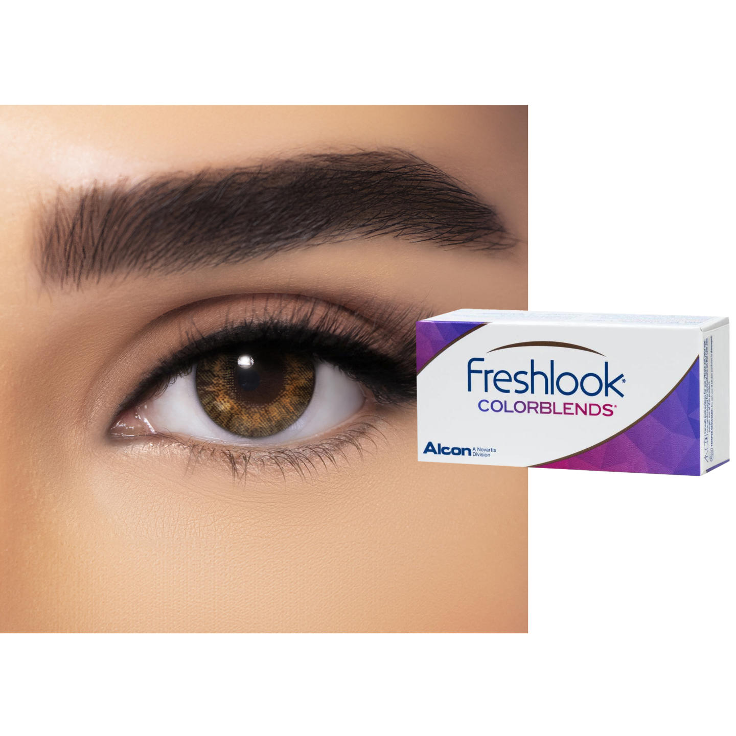 Shop Freshlook COLORBLENDS Monthly Color Contact Lenses - Purehazel in Purehazel online.
