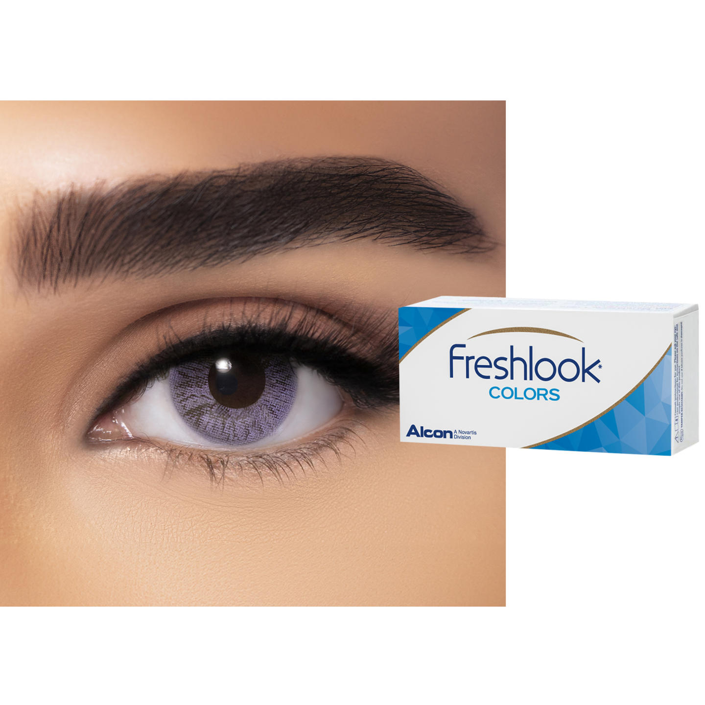 Freshlook COLORS Monthly Color Contact Lenses - Violet in Violet – Product Photo 0
