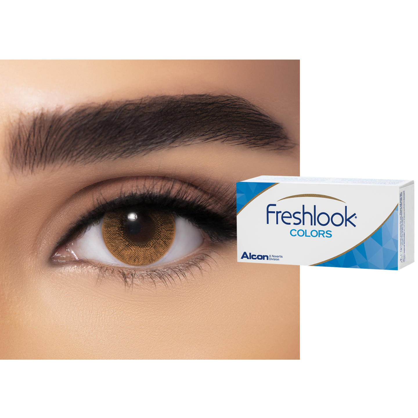 Freshlook COLORS Monthly Color Contact Lenses in Hazel – Product Photo 0