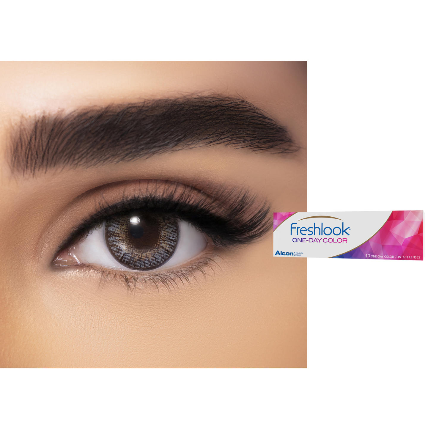 Shop Freshlook ONE-DAY COLOR Contact Lenses - Gray in Gray online.