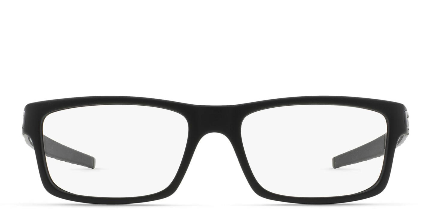 Oakley Currency™ Rectangle Eyeglasses in Satin Black – Product Photo 0