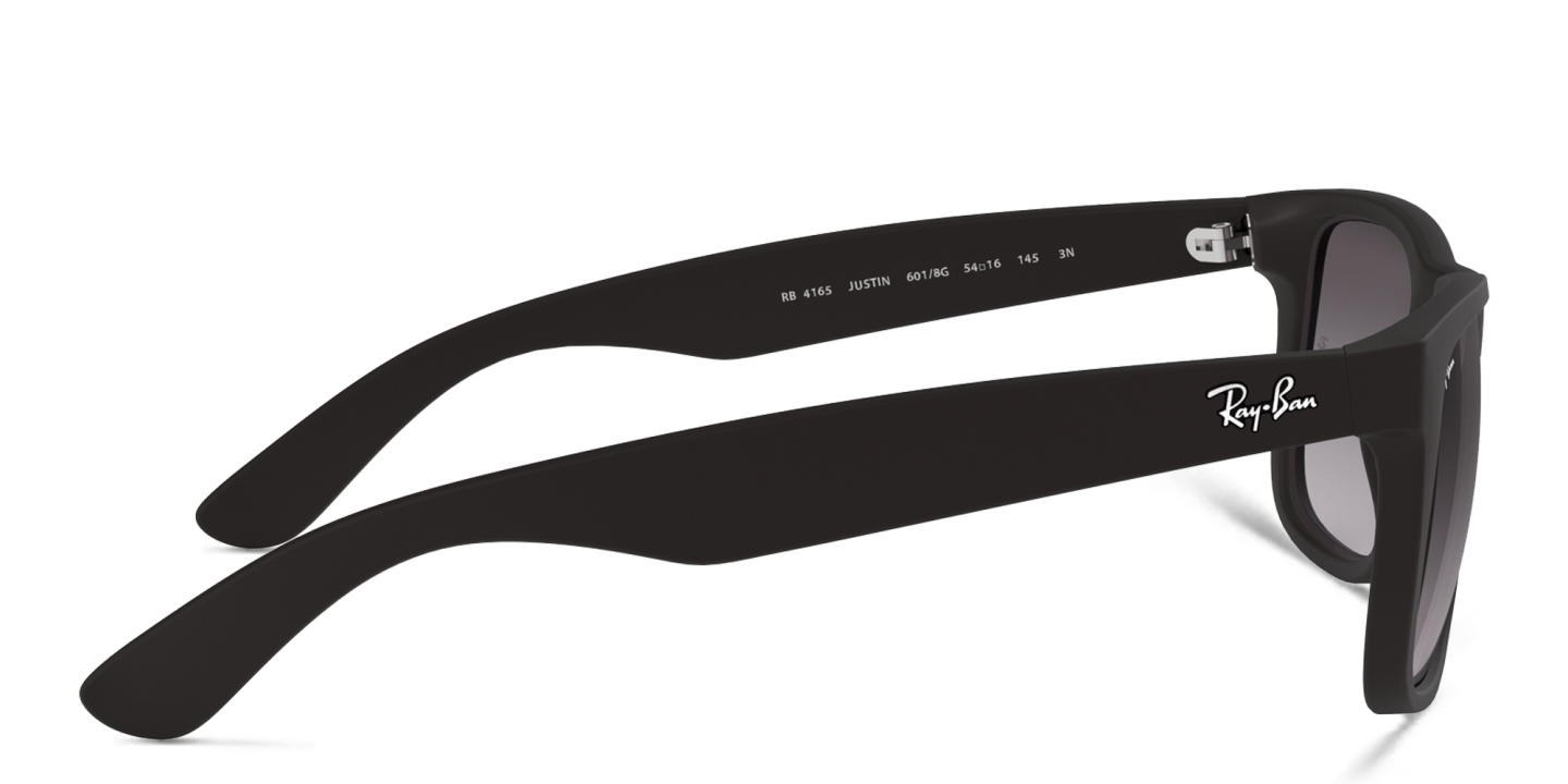 Ray-Ban Justin Square Sunglasses in Black – Product Photo 3