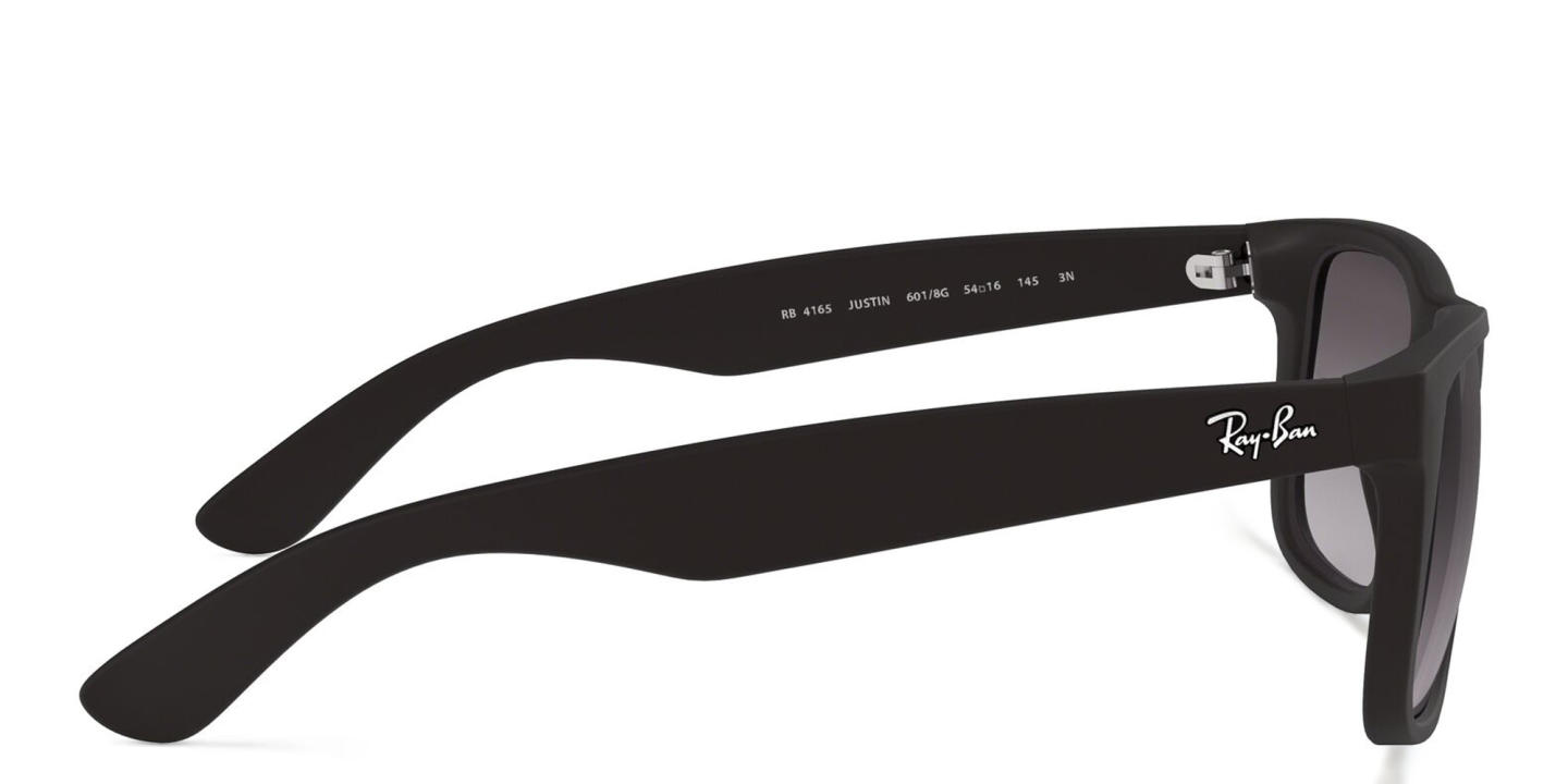 Ray-Ban Justin Square Sunglasses in Black – Product Photo 2