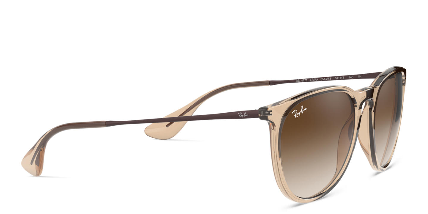 Shop Ray-Ban Round Sunglasses in Brown online.