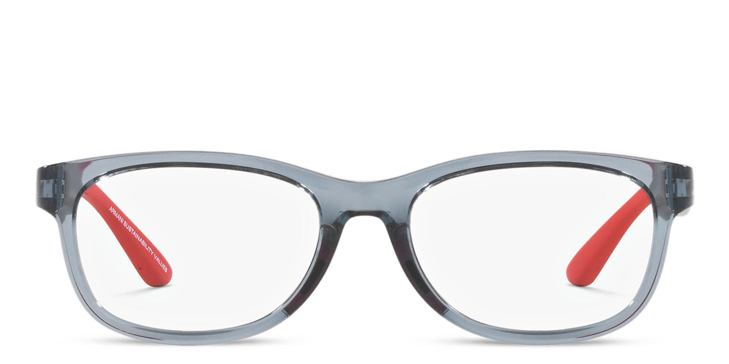 Emporio Armani Kids Pillow Eyeglasses in Grey – Product Photo 0