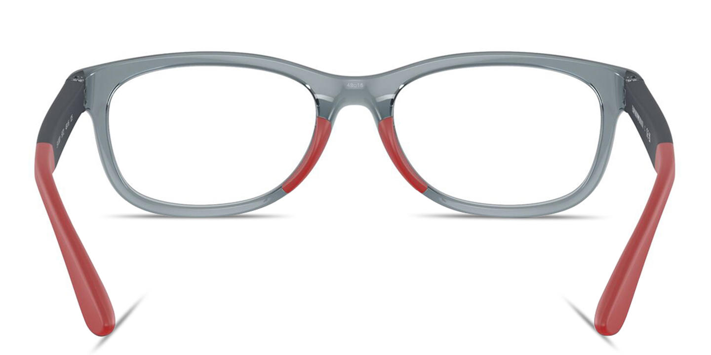 Emporio Armani Kids Pillow Eyeglasses in Grey – Product Photo 3