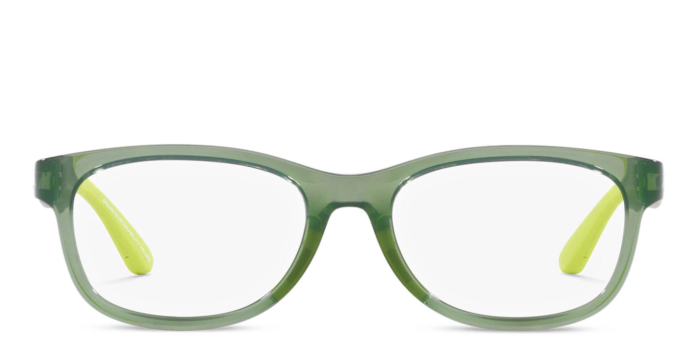 Emporio Armani Kids Pillow Eyeglasses in Green – Product Photo 0