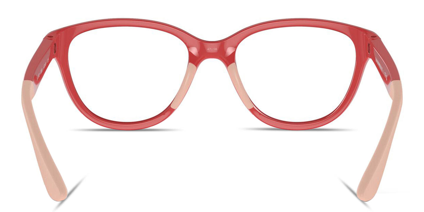 Emporio Armani Kids Cat-Eye Eyeglasses in Red – Product Photo 3