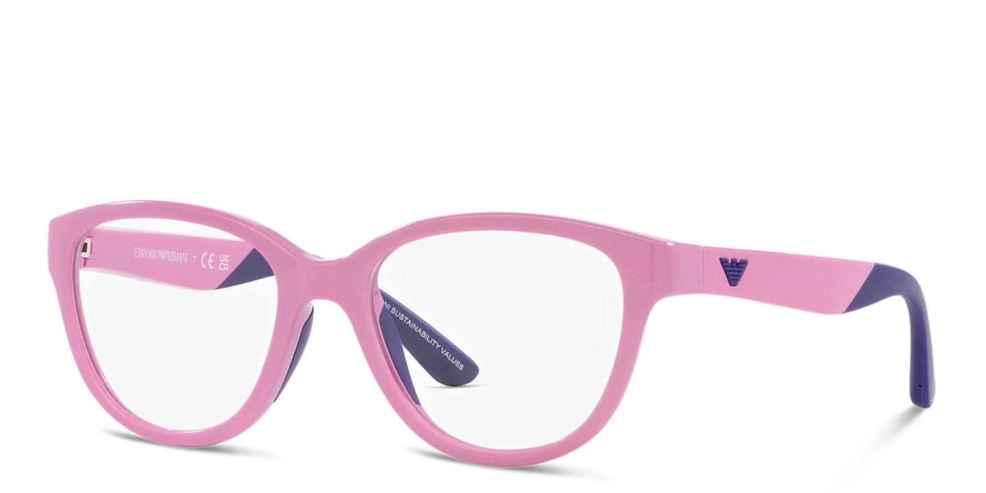 Emporio Armani Kids Cat-Eye Eyeglasses in Purple – Product Photo 1