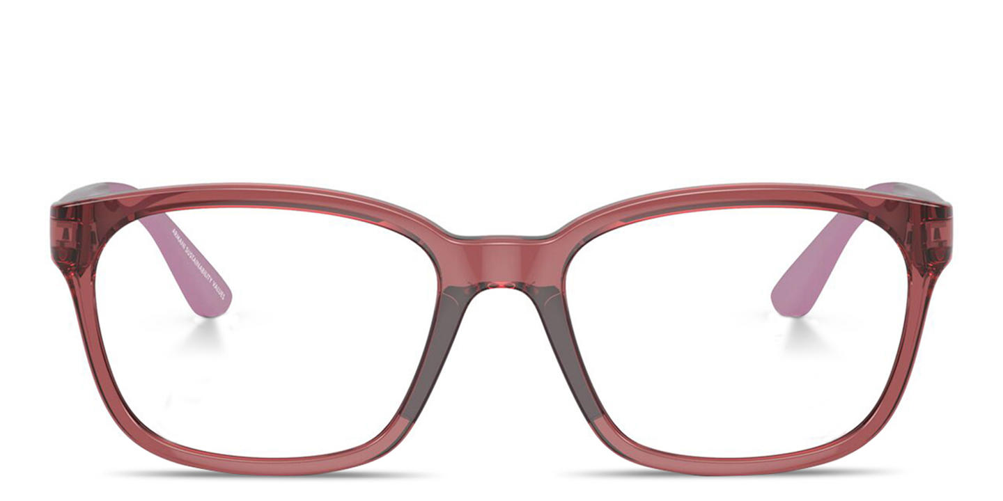 Emporio Armani Junior Eaglo Logo Pillow Eyeglasses in Red – Product Photo 0