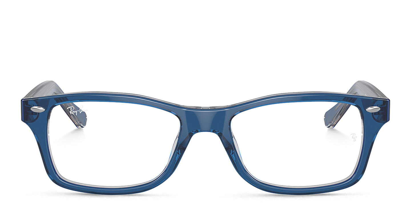 Ray-Ban Junior Optics Kids Square Eyeglasses in Blue – Product Photo 0