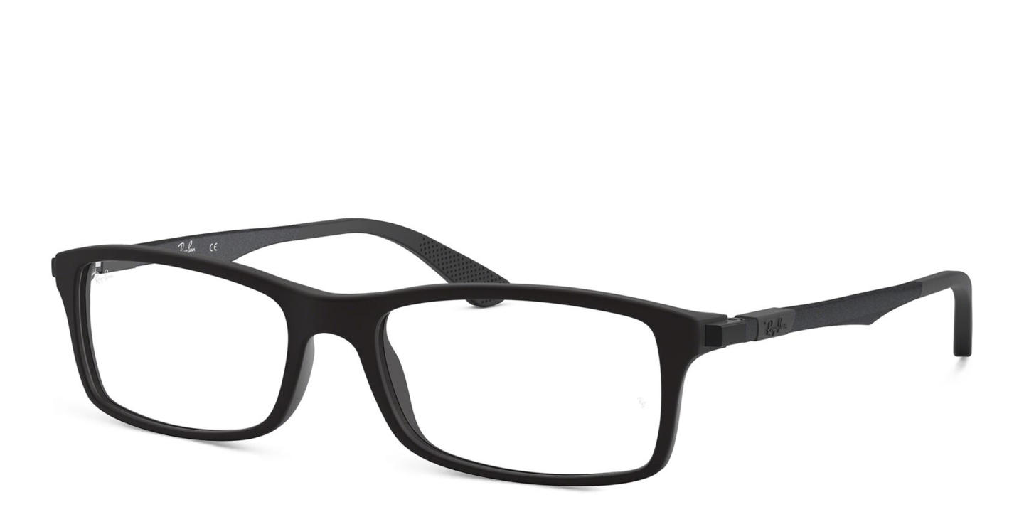 Ray-Ban Optics Unisex Rectangle Eyeglasses in Black – Product Photo 2