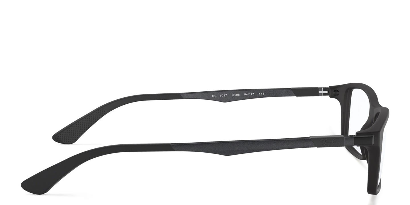 Ray-Ban Optics Unisex Rectangle Eyeglasses in Black – Product Photo 3