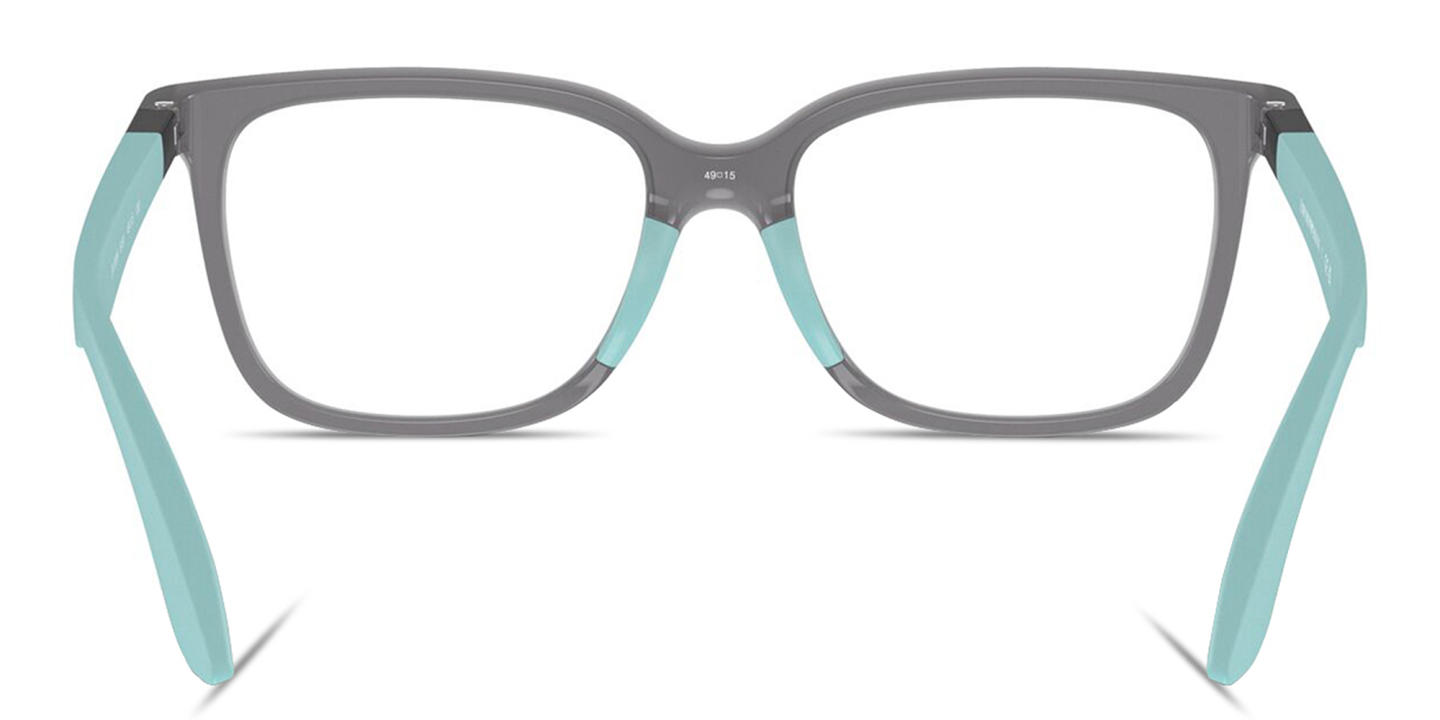 Emporio Armani Kids Pillow Eyeglasses in Transparent Black – Product Photo 3