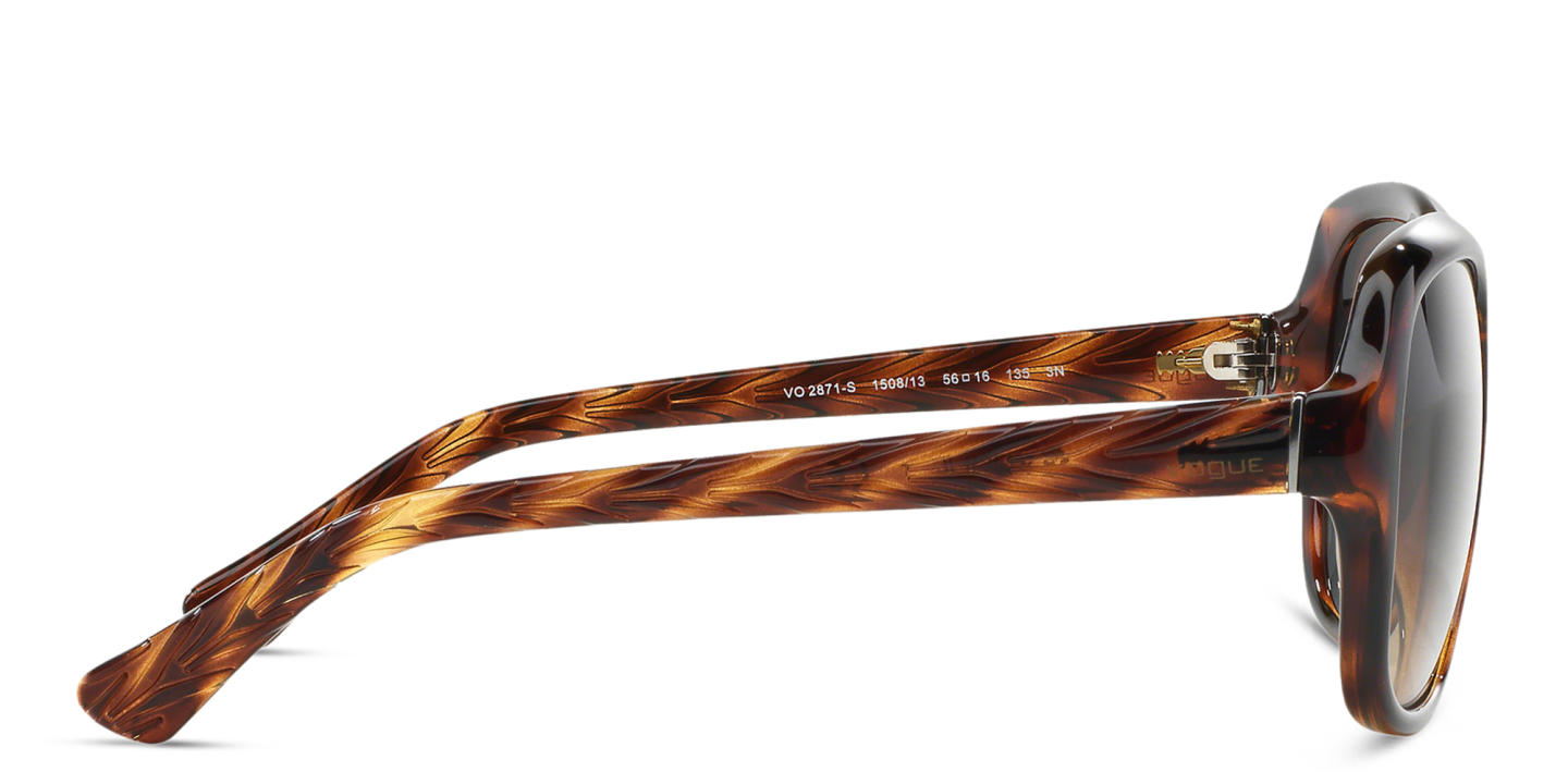 Vogue Eyewear Square Sunglasses in Havana – Product Photo 2