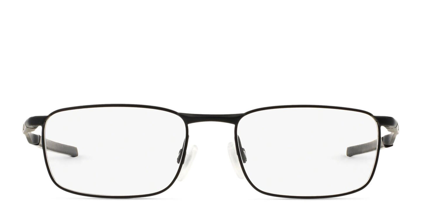 Shop Oakley Barrelhouse™ Rectangle Eyeglasses in Matte Black online.