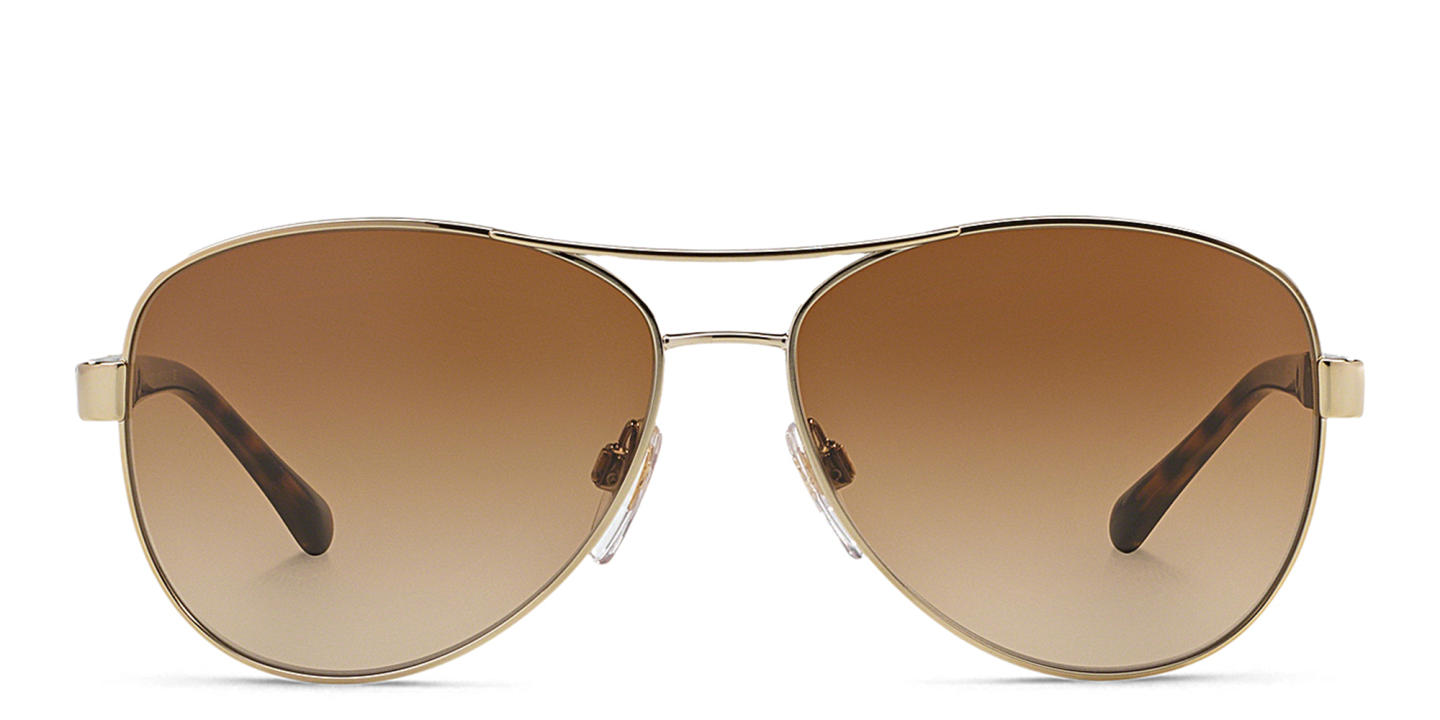BURBERRY Pilot Sunglasses in Light Gold – Product Photo 0