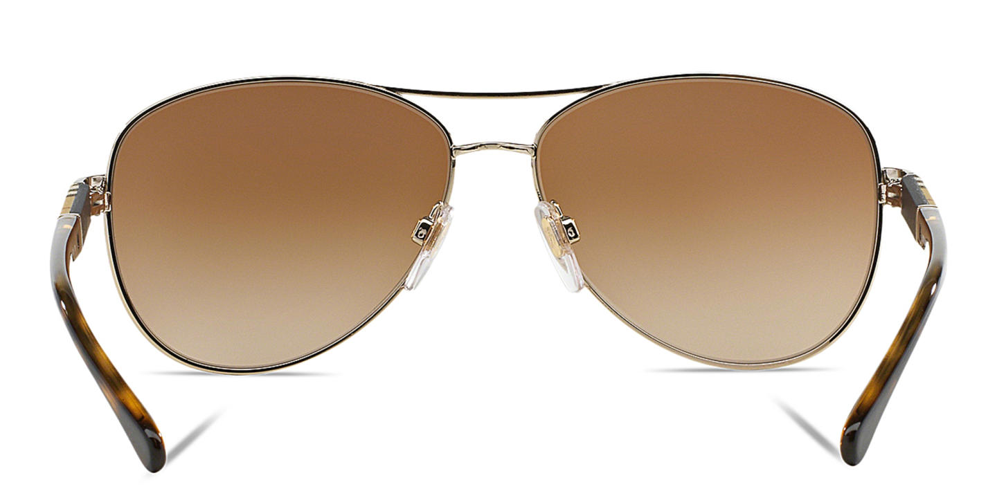 BURBERRY Pilot Sunglasses in Light Gold – Product Photo 3